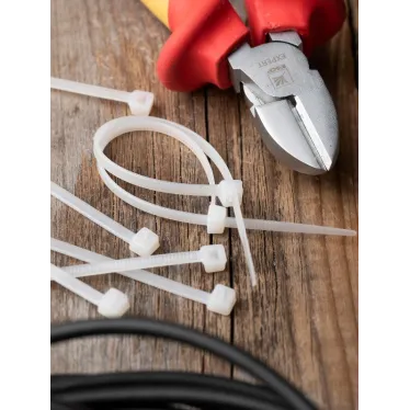 Хомут P6.6 стандартный белый 3.6x200 (100шт) FlexLock PROxima