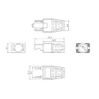 Колпачок изолирующий для разъемов PLEZ UA язычок Arch (10 шт.)