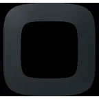 Valena ALLURE Рамка 1 пост матовый черный универсальная