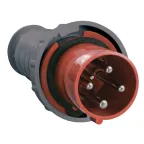 Вилка кабельная 63А 3Р+E IР54 переносная 380В 034