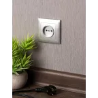 Валенсия Рамка 1-местная сталь