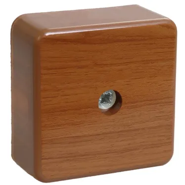 Коробка распределительная КМ41206-05 50х50х20мм для наружного монтажа дуб