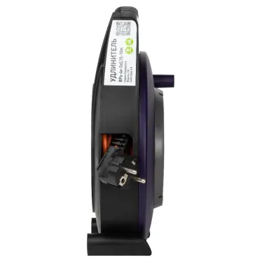 Удлинитель силовой BPx-4e-3x0,75-10m в закрытом корпусе с заземлением с выключателем 4 розетки 10м ПВС 3x0,75мм2 6А