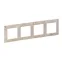 Valena LIFE Рамка 4 поста Ампир бежевый универсальная