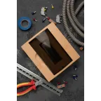 Щит распределительный навесной ЩРн-П-10 IP41 светлое дерево