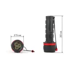 Светодиодный фонарь R2D ручной на батарейках резина