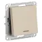 ATLASDESIGN выключатель одноклавишный с подсветкой, сх.1а, 10АХ, мех., ПЕСОЧНЫЙ