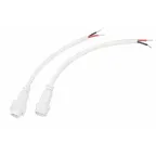 Соединительный кабель (2pin) герметичный (IP67) 2х1,0кв мм белый, REXANT