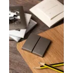 Валенсия лицевая панель выключателя 2-кл. проходного 10А кашемир