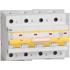Выключатель автоматический четырехполюсный 32А С ВА47-100 10кА