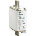 Плавкая вставка предохранителя ППНИ-33, габарит 00, 100А
