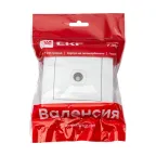 Валенсия розетка телевизионная 1-местная 75Ом 5-862МГц белая