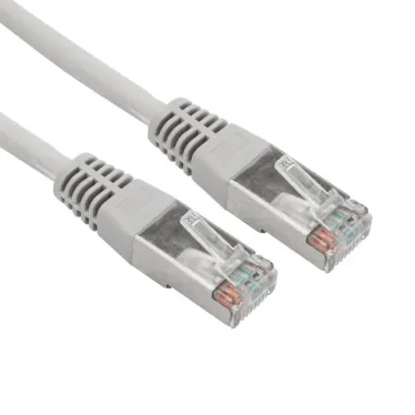 Патч-корд F/UTP, CAT 5e, RJ45-RJ45, 26AWG, LSZH, серый, 0,5м,