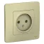 BLANCA С/У РОЗЕТКА без заземления без шторок 16А, 250В, БЕЖЕВЫЙ