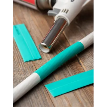 Трубка термоусаживаемая ТУТ нг 14/7 зеленая в отрезках по 1м PROxima