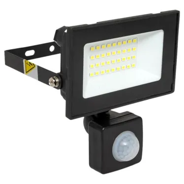 Прожектор светодиодный ДО-30Вт 2400 лм 6500К 230В IP54 с инфракрасным датчиком движения СДО-3003 EKF