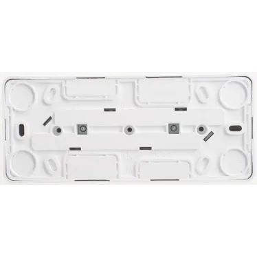 ЭТЮД Розетка тройная открытой установки без заземления без шторок 16А 250B, белый