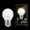 Лампа светодиодная LED 6.5 Вт 520 лм 3000К шар P45 теплый E27 AC 220В Black Gauss