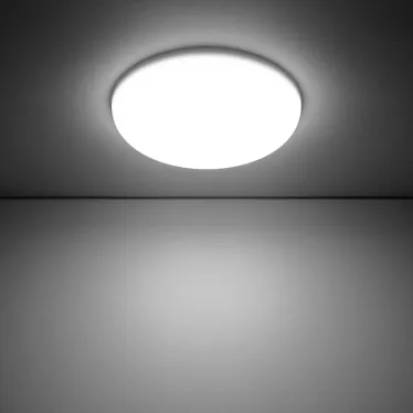 Светильник светодиодный ДВО 18 Вт 1800 лм 4000К AC 220В IP20 круг D120х27мм монт d106мм Пластик безрамочный Frameless Gauss