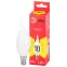 Лампа светодиодная RED LINE LED BXS-10W-827-E14 R E14 / Е14 10Вт свеча на ветру теплый белый свет