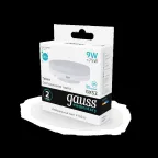 Лампа светодиодная LED 9 Вт 680 лм 4100К таблетка нейтральный GX53 AC 220В Elementary Gauss