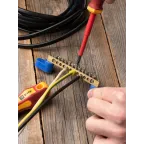 Шина нулевая 63.12 (2 изолятора стойка) латунь