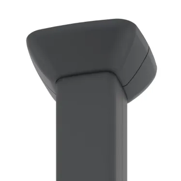 Колонна алюминиевая 1.5-3м черная