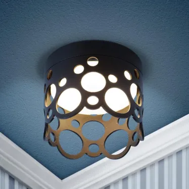 Светильник встраиваемый под лампу GX53 DK115 SBK черный матовый