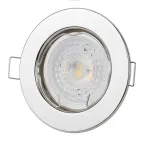 Светильник штампованный MR16,12V/220V, 50W хром ST1 CH