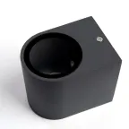 Светильник ДБУ GU10 без лампы IP65 черный