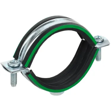 ELASTA Скоба металлическая двухкомпонентная с резиновым уплотнителем d-48-53мм IEK