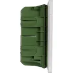 Щит распределительный встраиваемый ЩРв Practibox3 1х8м земля+нейтраль белая дверь