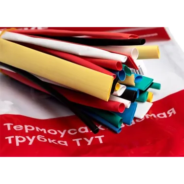 Набор ТУТ нг: 6 цветов по 5шт. Разного диаметра (3/1,5 ,4/2, 5/2,5 , 6/3, 8/4) 100мм. PROxima