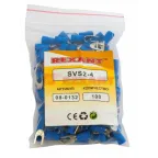 Наконечник вилочный изолир 4.3 мм 1.5-2.5 кв мм (НВи 2.5-4 НВи 2-4) синий, REXANT