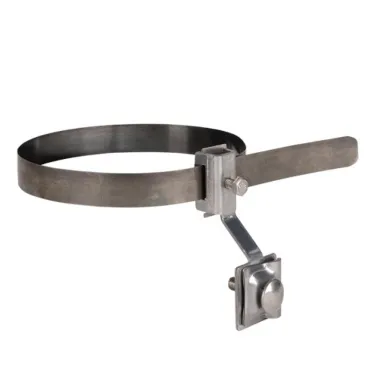 Держатель для труб универсальный D-(0-200) мм CZ полоса нерж. cталь PROxima