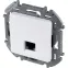 Информационная розетка RJ 45 категория 6 UTP INSPIRIA белая
