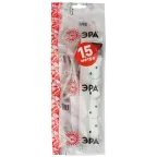 Удлинитель электрический U-4s-1,5m-2x1 без заземления c выключателем 4 розетки 1,5м ПВС 2x1мм2 10А