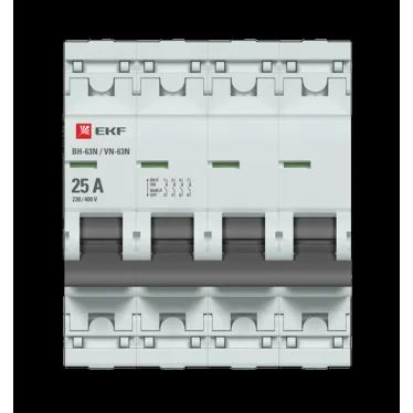 Выключатель нагрузки ВН-63N 4P 25А PROXIMA
