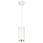 Светильник декоративный подвесной под лампу GX53 алюминий цвет белый+серебро PL12 GX53 WH/SL