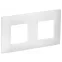 SKANDY Рамка 2-местная SK-F02W арктический белый IEK
