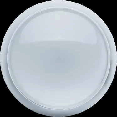 Светильник светодиодный ДБП-18w 4000К 2400Лм с блоком аварийного питания 3ч IP65 круглый пластиковый белый