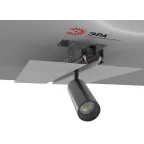 Шинопровод магнитный трековый TRM-PC20-250B встраиваемый для натяжных потолков 2,5м 48V черный