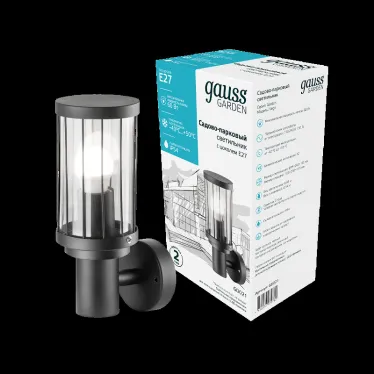 Светильник архитектурный ДБУ под лампу 60 Вт 1хE27 AC 220В IP54 105х142х240мм Vega Gauss