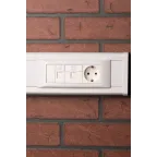 Рамка+суппорт на 6 модулей (3 поста) C-Line