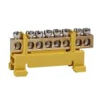 Шина нулевая тип Стойка OptiKit BB-S-PE-DIN-8-6х9-желтый