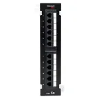 Патч-панель настенная TERACOM PRO Cat.5E неэкранированная UTP 12 портов RJ-45 Dual IDC