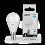 Лампа светодиодная LED 12 Вт 920 лм 4100К шар P45 нейтральный E14 AC 220В Elementary Gauss