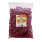 Разъем штекерный полностью изолир штекер 4 мм 0.5-1.5 кв мм (РШПи-п 1.5-4 РшИпп 1,25-4) красный, REXANT