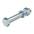 Комплект Болт+Шайба+Гайка M12x130 SKS 12x130 F