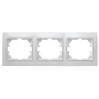 Рамка на 3 поста гор., СУ, Plano, белый, 1-503-01